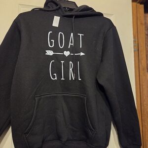 Black 'Goat Girl' Hoodie